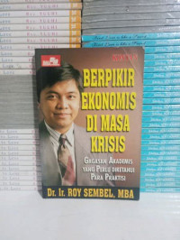 Image of Berpikir Ekonomis di Masa Krisis